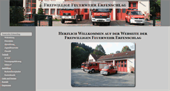 Desktop Screenshot of feuerwehr-erfenschlag.de